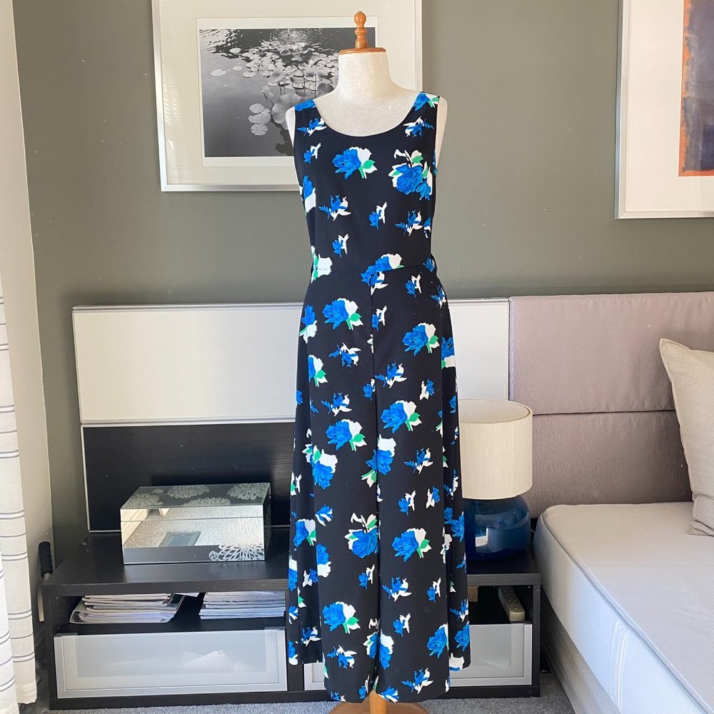 ♥ Tahari Jumpsuit Sleeveless Dress in Floral Print for Spring and Summer…